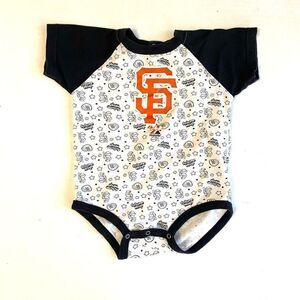 San Francisco Giants Baseball One Piece Ringer MVP Majestic Size 18mo Unisex
